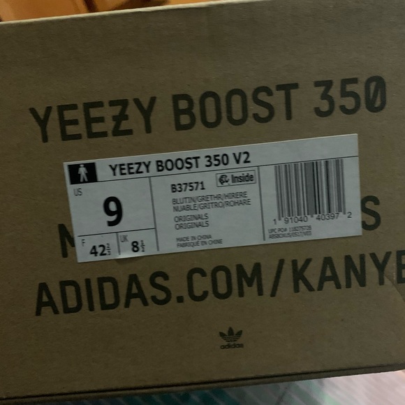 Yeezy Blue Tints size 9 - Picture 2 of 9